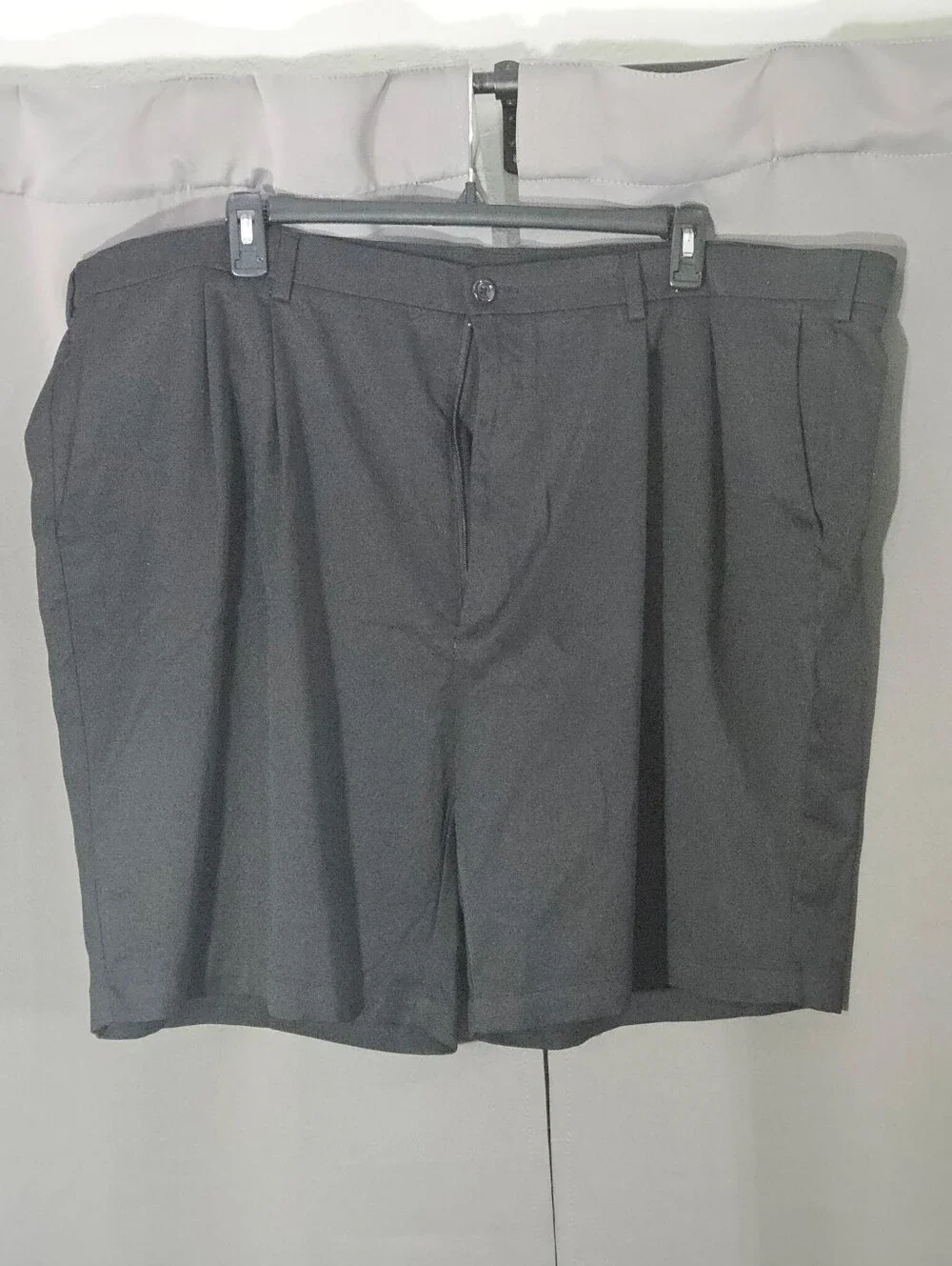 Men's Big And Tall Black Shorts Size 50